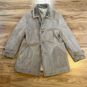 Parlina Unisex Leather Coat PF 35 Quilted Lined